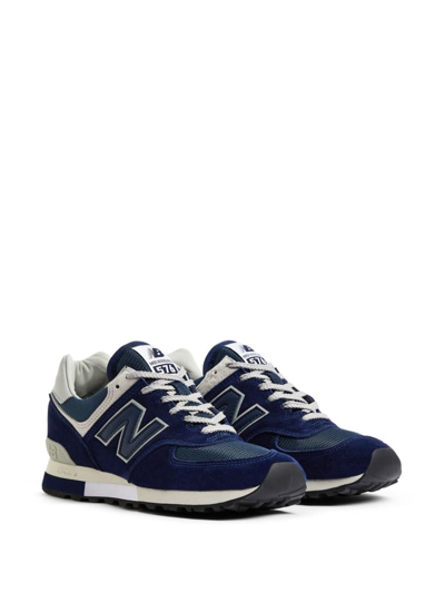 Shop New Balance 576 Sneakers In Blue