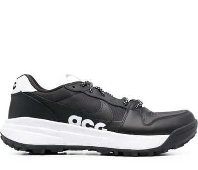 Shop Nike Acg Lowcate Black Sneakers
