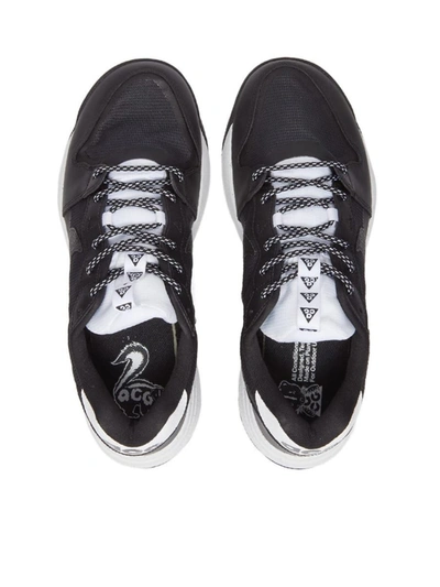 Shop Nike Acg Lowcate Black Sneakers