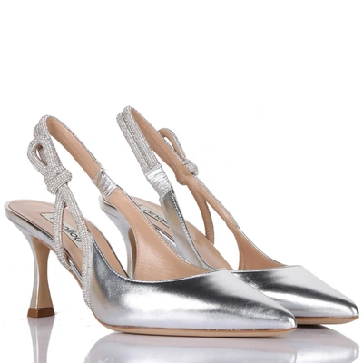 Shop Ninalilou Heeled Shoes In Silver