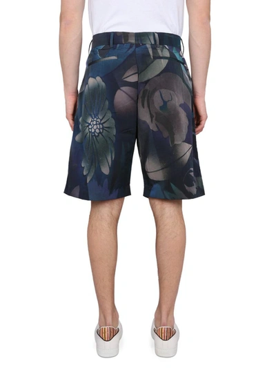 Shop Paul Smith Nylon Bermuda Shorts In Multicolor