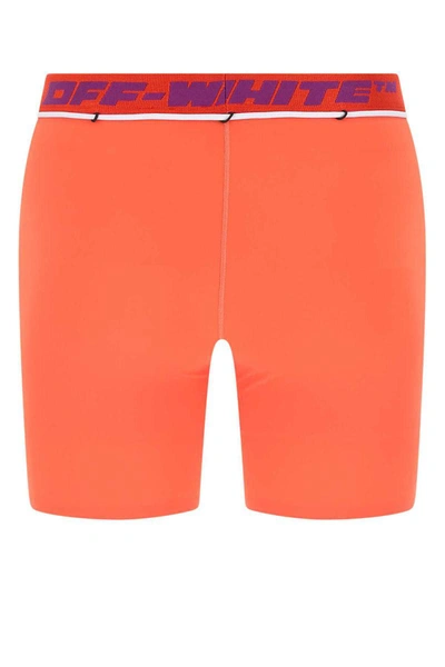 Shop Off-white Off White Leggings In Orange