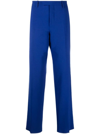 Shop Off-white Classic Trousers In Blue