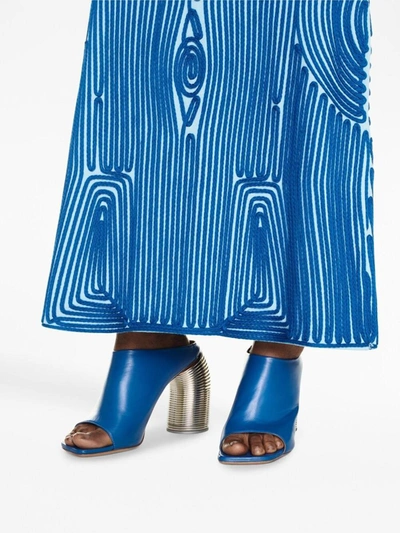 Shop Off-white Heeò Sandals In Blue