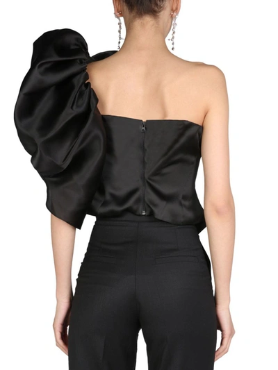 Shop Anouki One-shoulder Dress In Black