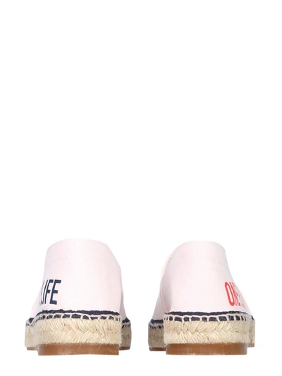 Shop Dsquared2 Organic Canvas Espadrille In Pink