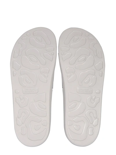 Shop Alexander Mcqueen Oversize Hybrid Sandal In Grey