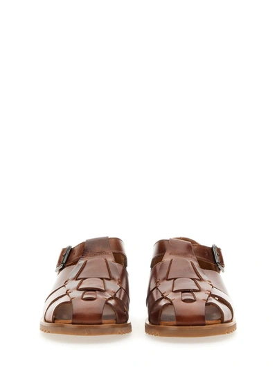Shop Paraboot Pacific Sandal In Brown