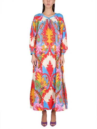 Shop Etro Paisley Dress In Red