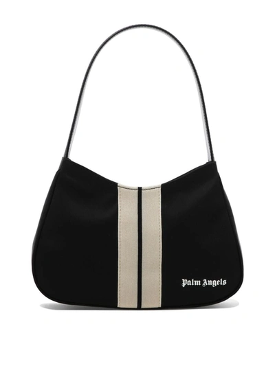Palm Angels Venice Track Hobo Shoulder Bag In Black | ModeSens