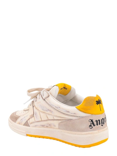 Shop Palm Angels Sneakers In Beige