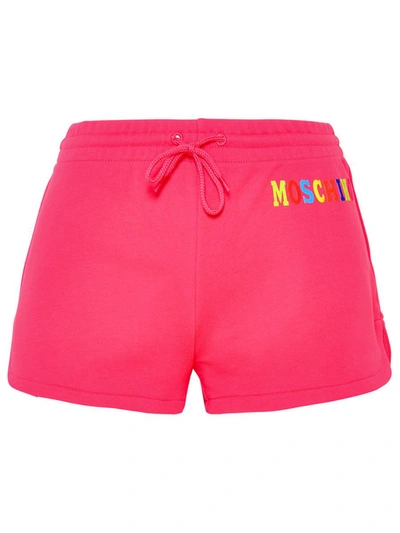 Shop Moschino Pantaloncino Felpa In Pink