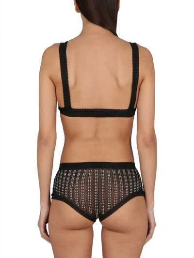 Shop Paco Rabanne Panties With Studs In Black