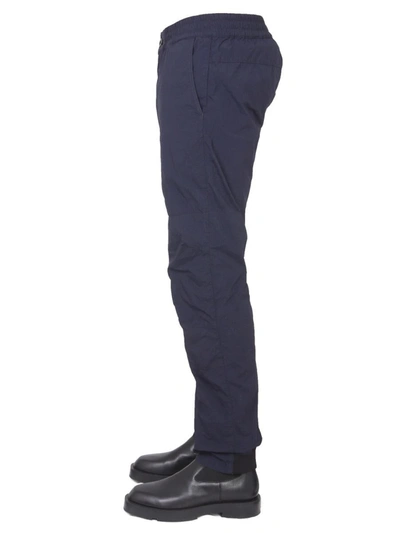 Shop Ten C Pants With Elastic Waistband In Blue