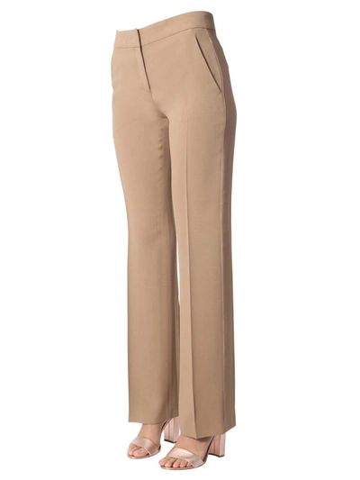 Shop N°21 Pants With Side Band In Beige