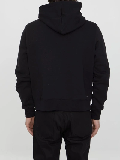 Shop Amiri Pegasus Hoodie In Black