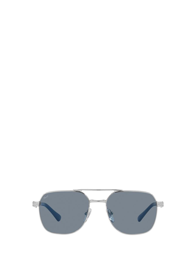 Shop Persol Sunglasses In Silver