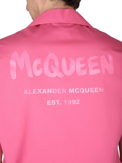 Shop Alexander Mcqueen Pijama Shirt In Purple