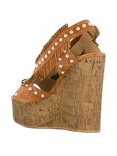 Shop Ash 'blossom' Sandals In Brown
