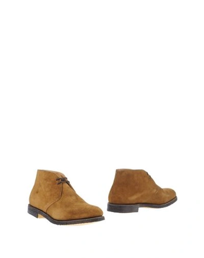 Shop Church's Ankle Boots In Ocher