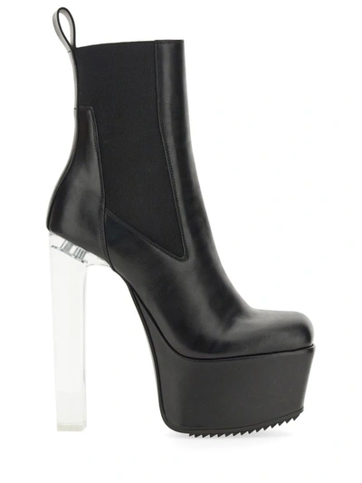 Shop Rick Owens Platform Boot In Black