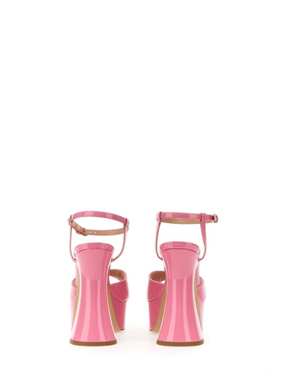 Shop Moschino Platform Sandal In Pink