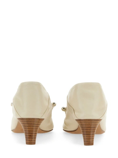 Jil Sander Pointed-toe 450mm Pumps In Ivory
