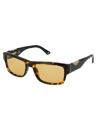 Police Spl967 Sunglasses In 0779 Yellow Havana