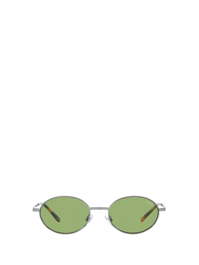 Shop Polo Ralph Lauren Sunglasses In Semishiny Gunmetal