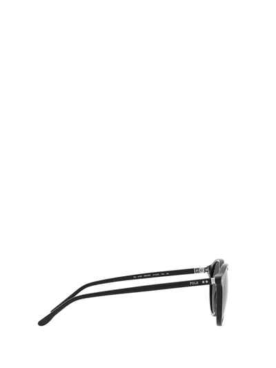 Shop Polo Ralph Lauren Sunglasses In Shiny Black