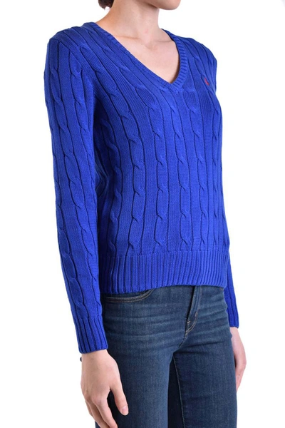 Shop Polo Ralph Lauren Sweaters In Royal