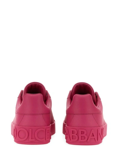 Shop Dolce & Gabbana Portofino Sneaker In Purple