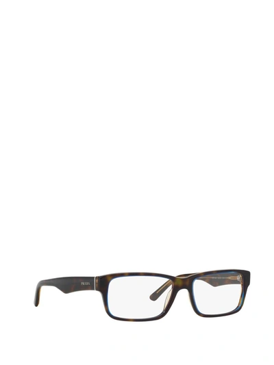 Shop Prada Eyewear Eyeglasses In Tortoise Denim