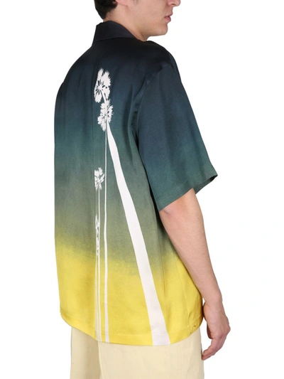 Shop Jil Sander Printed Shirt In Multicolor