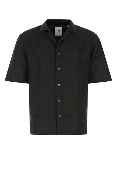 Shop Pt Torino Shirts In Black
