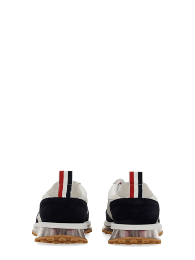 Shop Thom Browne Quilted Sneaker In White