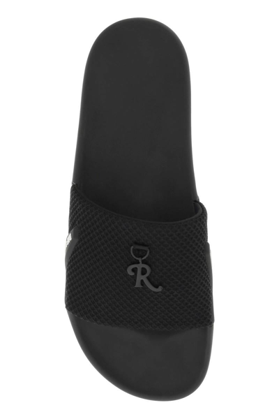 Raf Simons Astra Slide Sandals In Black