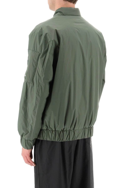 Shop Rains Fuse Bomber Jacket In Green