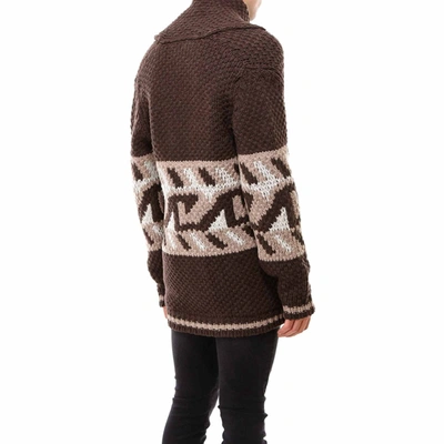 Shop Rakkì Rakki Cardigan In Brown