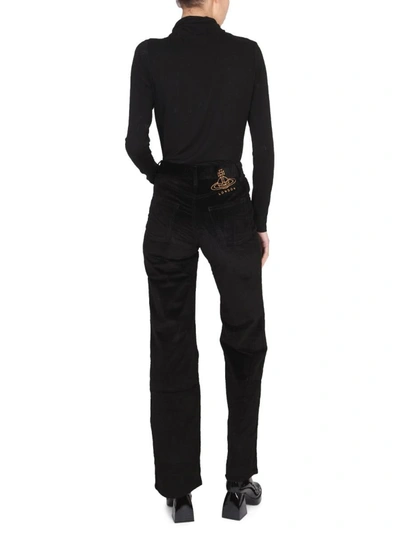 Shop Vivienne Westwood Ray Five Pocket Jeans In Black