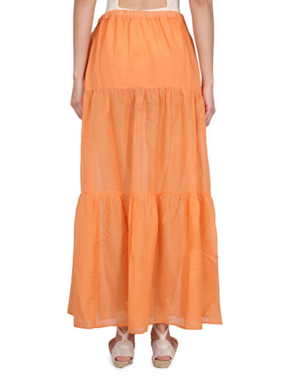 Shop Manebi Manebí Recife Skirt. In Orange