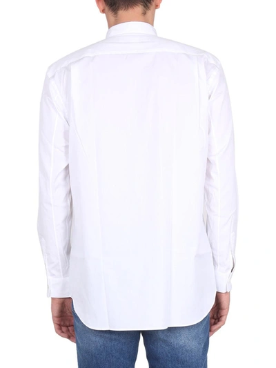 Shop Comme Des Garçons Shirt Comme Des Garçons Regular Fit Shirt In White