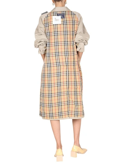 1/off Remade Burberry Trench In Multicolor