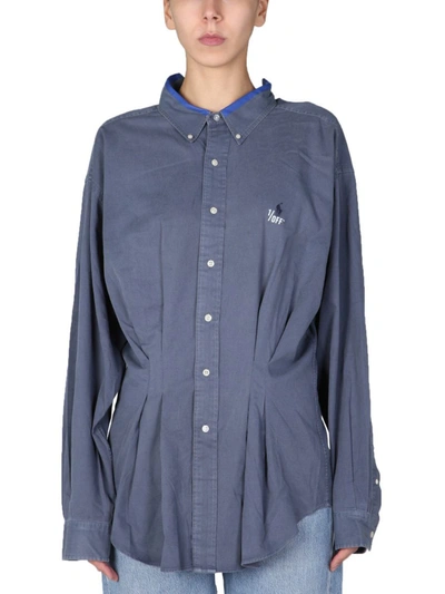 Shop 1/off Remade Shirt Ralph Lauren In Blue