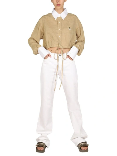 1/off Remade Ralph Lauren Shirt In Beige