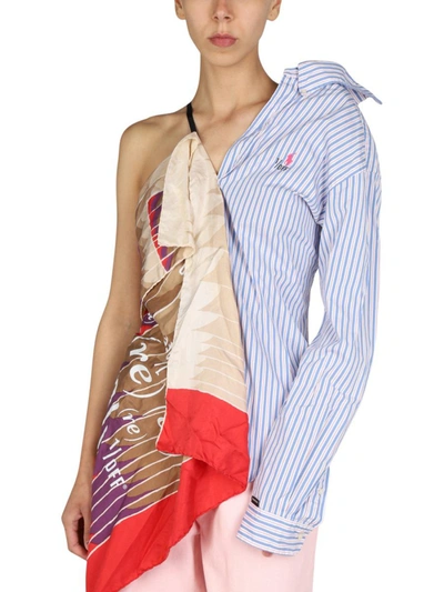 1/off Remade Shirt Dress In Multicolor