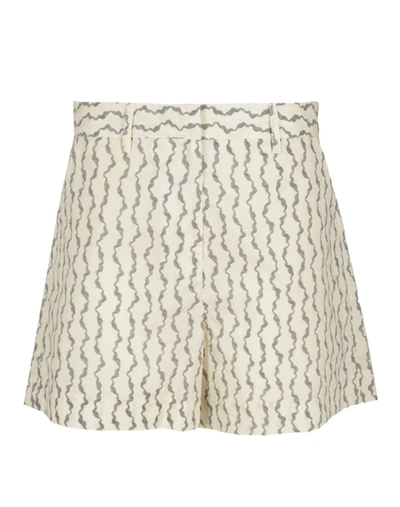 Shop Remain Birger Christensen Fabric Shorts In Neutral