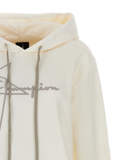 Shop Rick Owens Champion X  Hooded Bodysuit In White