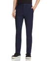 THEORY Subtle Microbox Pattern Slim Fit Trousers,1696683ECLIPSE