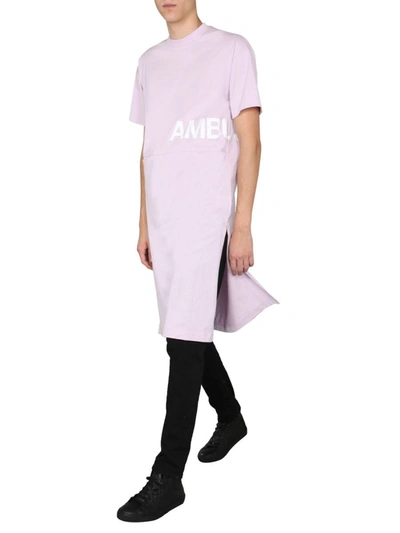 Shop Ambush Round Neck Dress In Pink